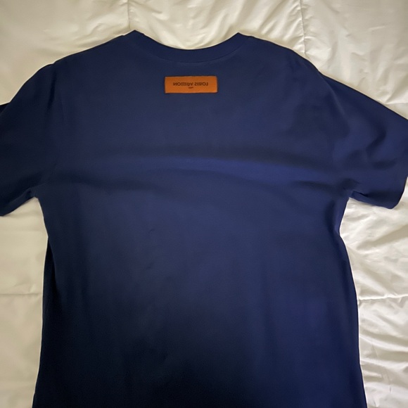 Louis Vuitton T shirt Men Large Navy - Picture 2 of 2